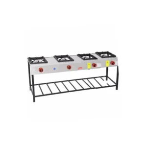 Himaksan 4'lü Uzun Lokanta Ocağı Gazlı ve LPG'li 192x47x70 HMK-LKY-4 5546