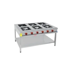 Himaksan 6'lı Taban Raflı Ocak Gazlı ve LPG'li 150x100x85 HMK-TBOG 1510 5524