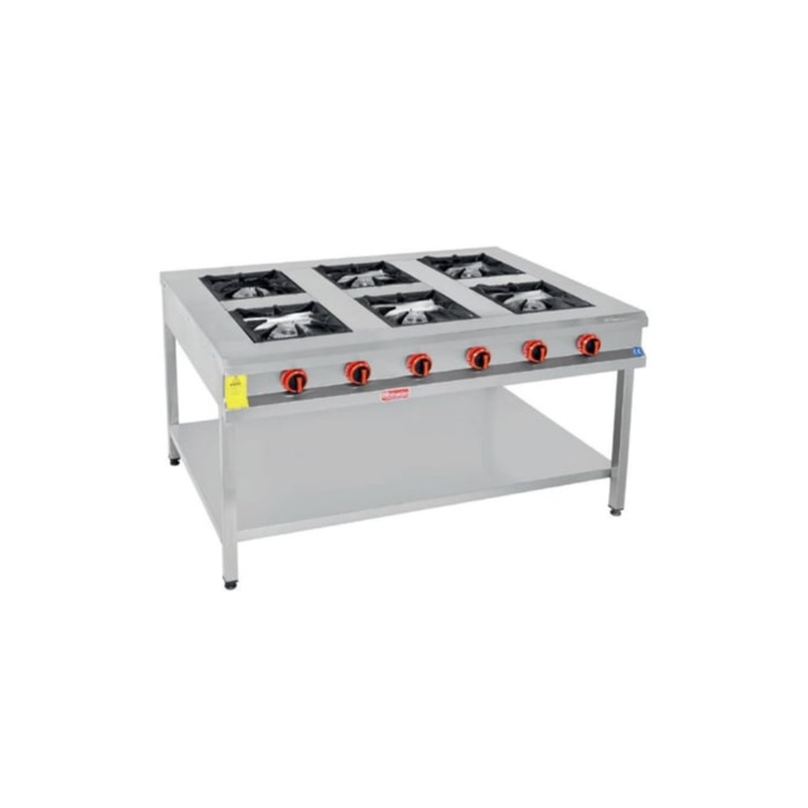 Himaksan 6'lı Taban Raflı Ocak Gazlı ve LPG'li 150x100x85 HMK-TBOG 1510 5524 Himaksan 6'lı Taban Raflı Ocak Gazlı ve LPG'li 150x100x85 HMK-TBOG 1510 5524