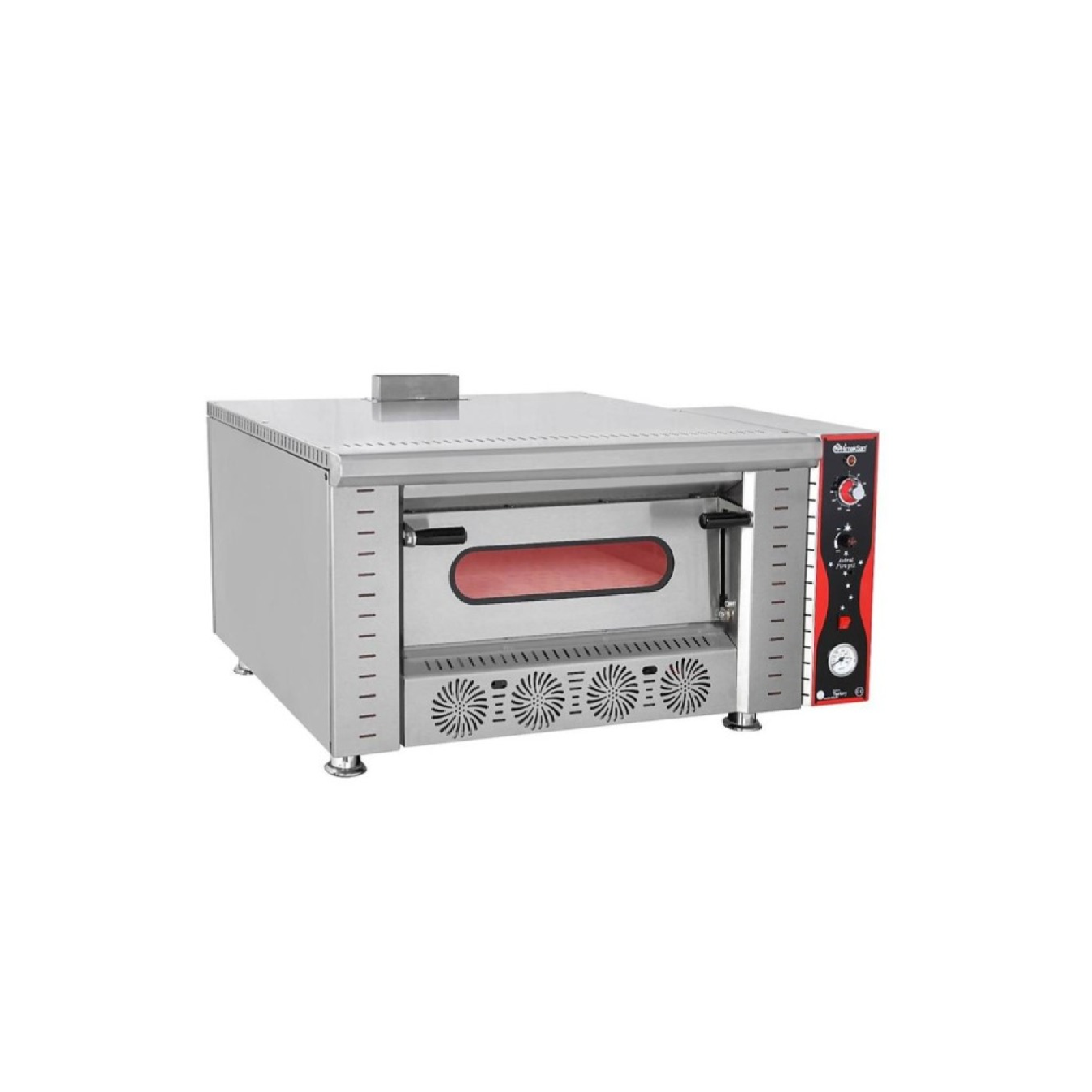 Himaksan Pizza Fırını Tek Katlı Gazlı, 4x30Cm HMK-PFG4 874 5533 Himaksan Pizza Fırını Tek Katlı Gazlı, 4x30Cm HMK-PFG4 874 5533