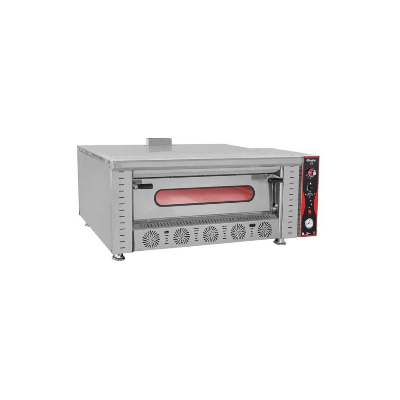 Himaksan Pizza Fırını Tek Katlı Gazlı, 6x30 Cm HMK-PFG6 1175 5535 Himaksan Pizza Fırını Tek Katlı Gazlı, 6x30 Cm HMK-PFG6 1175 5535