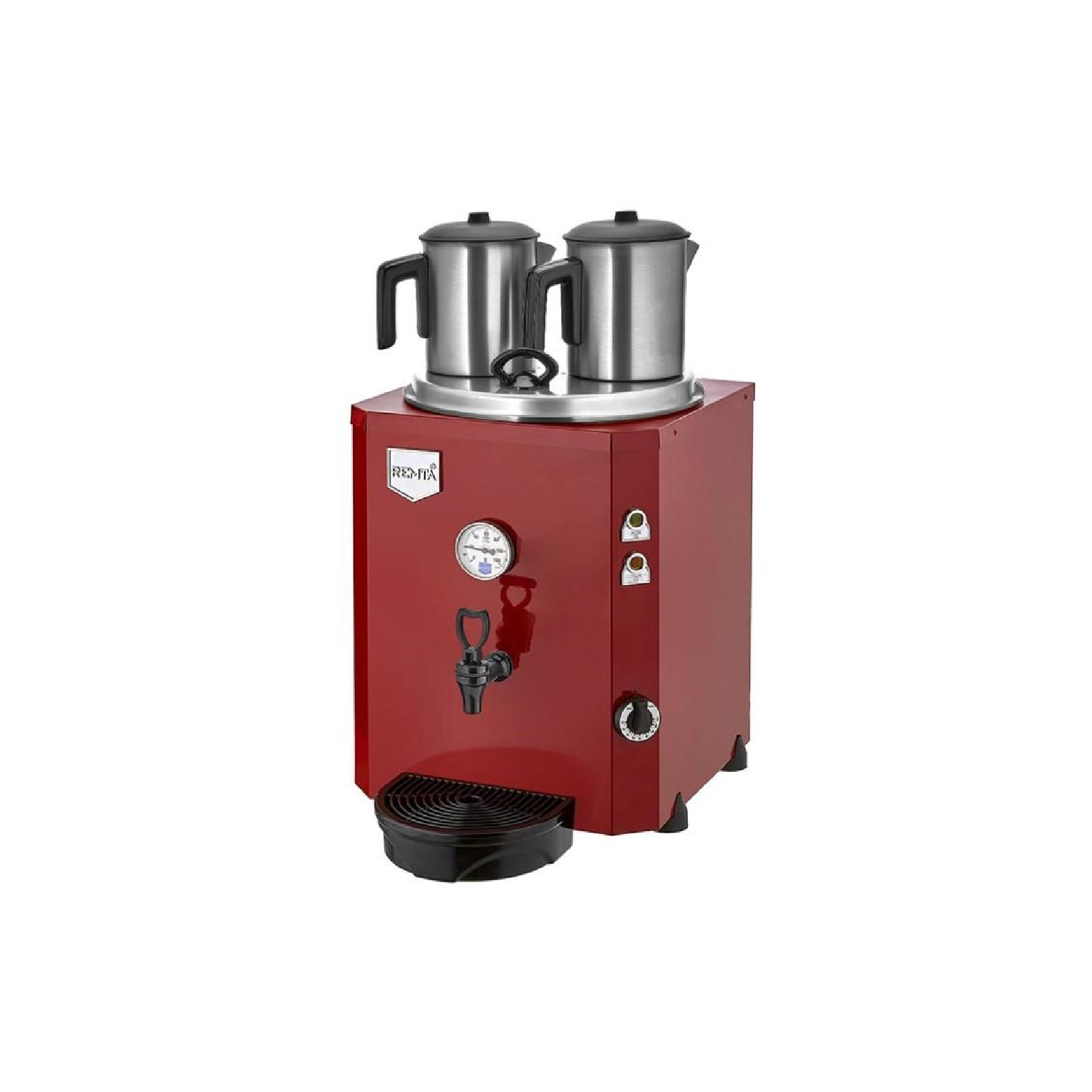 Remta DE11 Jumbo Çay Makinesi, 2 Demlikli, 23 L, Elektrikli, Kırmızı 5657 Remta DE11 Jumbo Çay Makinesi, 2 Demlikli, 23 L, Elektrikli, Kırmızı 5657