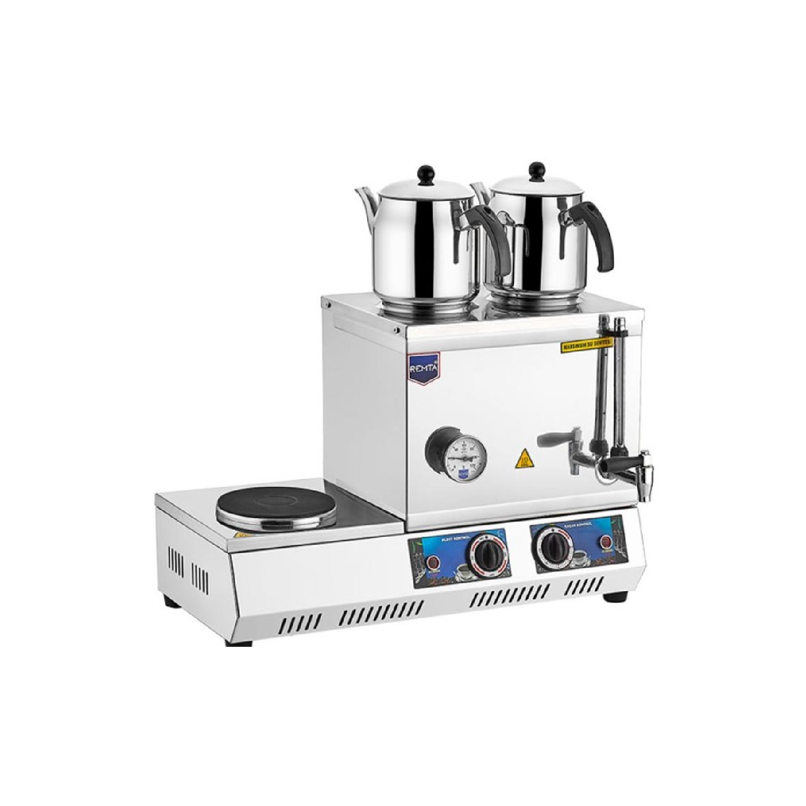 Remta K31 30 Model Ocaklı Çay Ocağı, 2 Demlikli, 23 L, Elektrikli 5710 Remta K31 30 Model Ocaklı Çay Ocağı, 2 Demlikli, 23 L, Elektrikli 5710