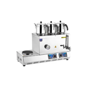 Remta K32 55 Ocaklı Model Çay Ocağı, 3 Demlikli, 33 L, Elektrikli 5712